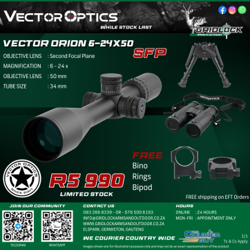 Vector Orion 6-24x50 SFP Limited Special