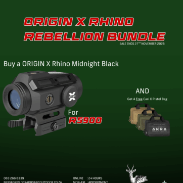 AKRA ORIGIN X Rhino Rebellion Bundle - Midnight Black
